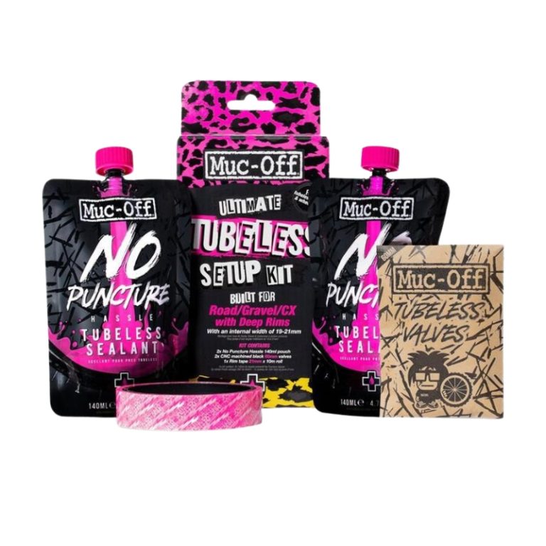Tubeless set MUC-OFF Ultimate Road 21mm, ventili 60mm Tubeless set MUC-OFF Ultimate Road 21mm, ventili 60mm