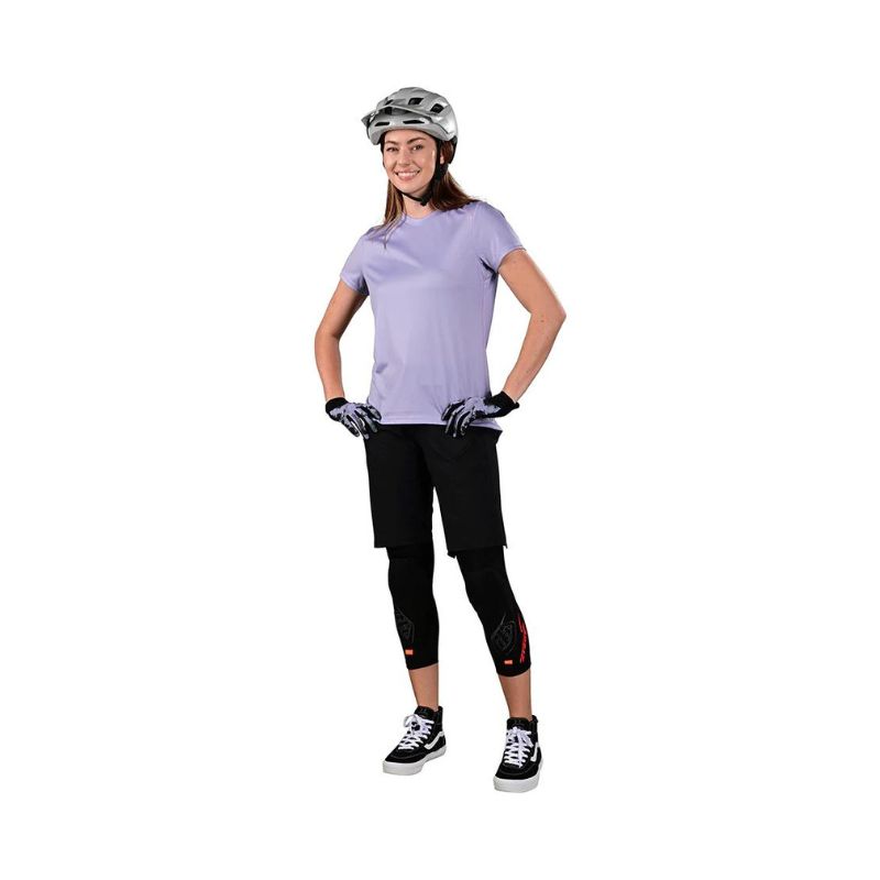 Ženski kolesarski dres TROY LEE DESIGNS LILIUM SS TIGER SOLID LILAC