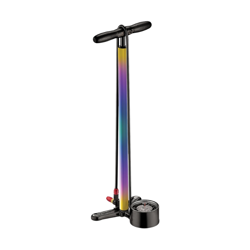 Tlačilka LEZYNE Classic Floor Drive 3.5 Neo Metallic