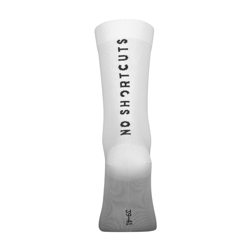 Kolesarske nogavice SCOTT TRAIL NO SHORTCUTS CREW White Black