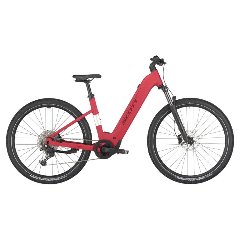 Električno treking kolo SCOTT AXIS eRIDE 30 Wave rdeča Električno treking kolo SCOTT AXIS eRIDE 30 Wave rdeča