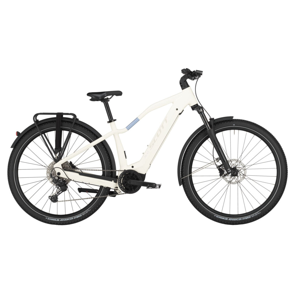 Električno treking kolo SCOTT AXIS eRIDE 40 bela