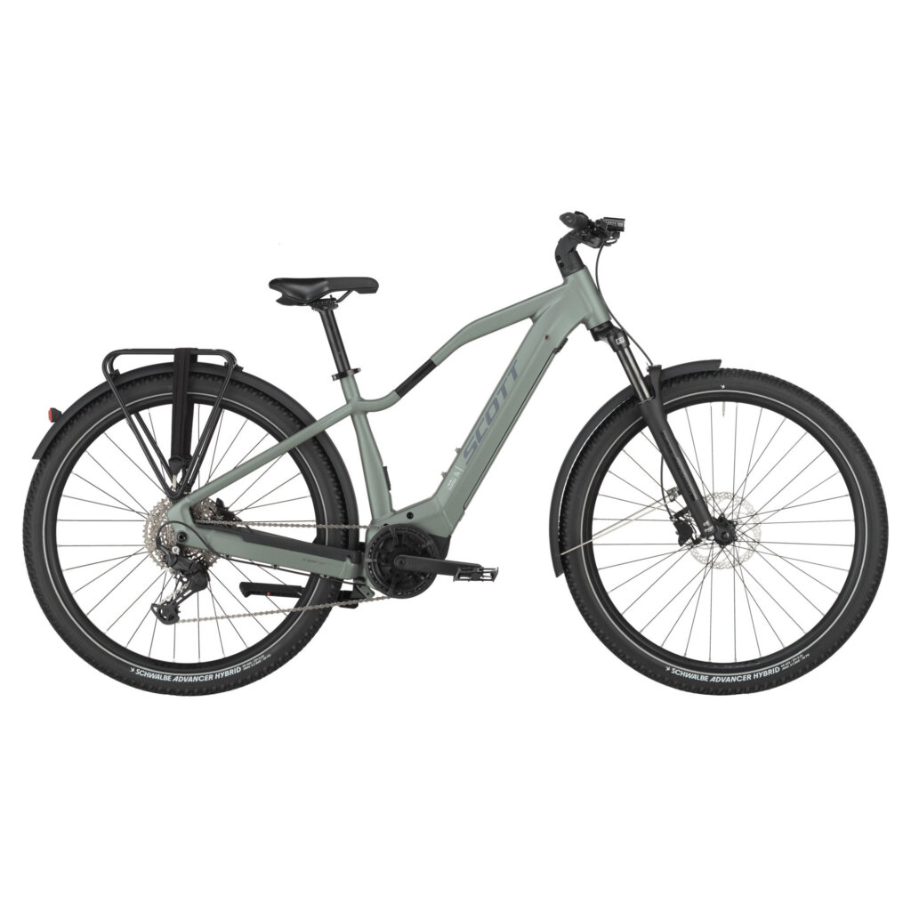 Električno treking kolo SCOTT AXIS eRIDE 40 zelena
