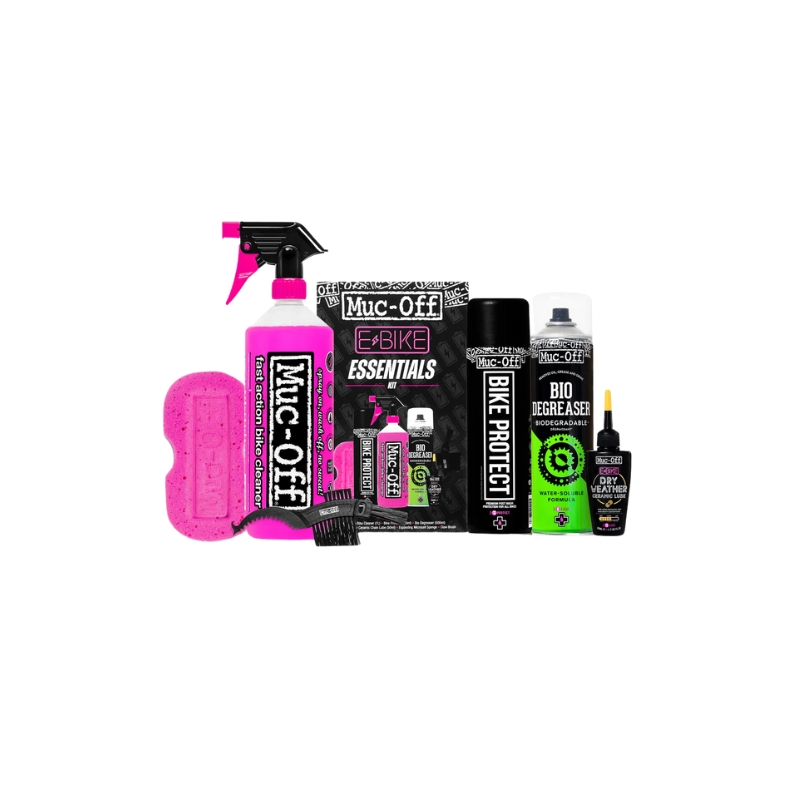Set za čiščenje in vzdrževanje e-kolesa MUC-OFF eBike Essentials Kit Set za čiščenje in vzdrževanje e-kolesa MUC-OFF eBike Essentials Kit