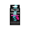 Set nosilca za air tag in ventila MUC-OFF Stealth Tubeless Tag Holder and 44mm Valve Kit