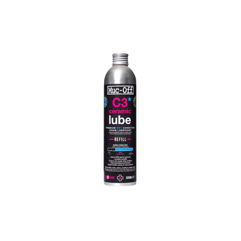 Mazivo za verigo MUC-OFF C3 Ceramic Wet Lube 300ml Mazivo za verigo MUC-OFF C3 Ceramic Wet Lube 300ml