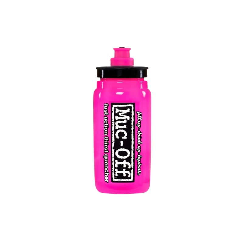 Bidon MUC-OFF X Elite Pink Custom Fly 550ml