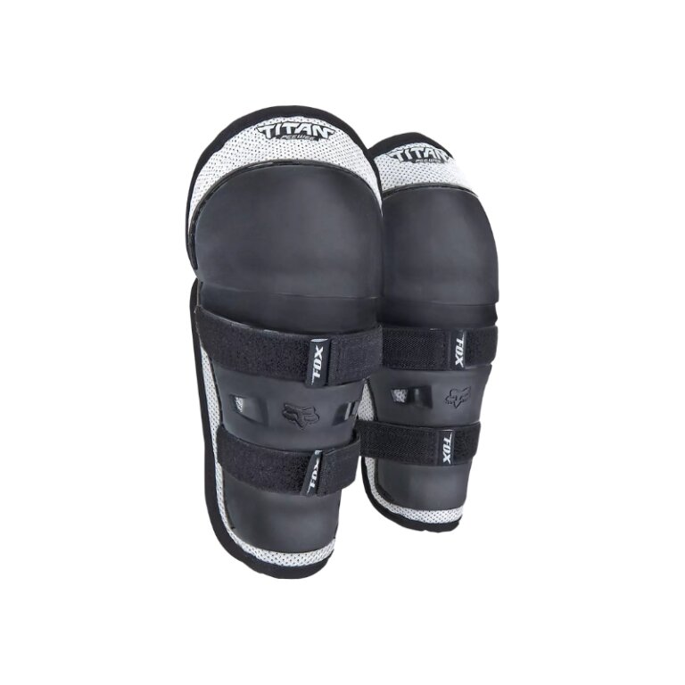 Otroški ščitniki za noge FOX PeeWee Titan Knee/Shin Black Silver Otroški ščitniki za noge FOX PeeWee Titan Knee/Shin Black Silver