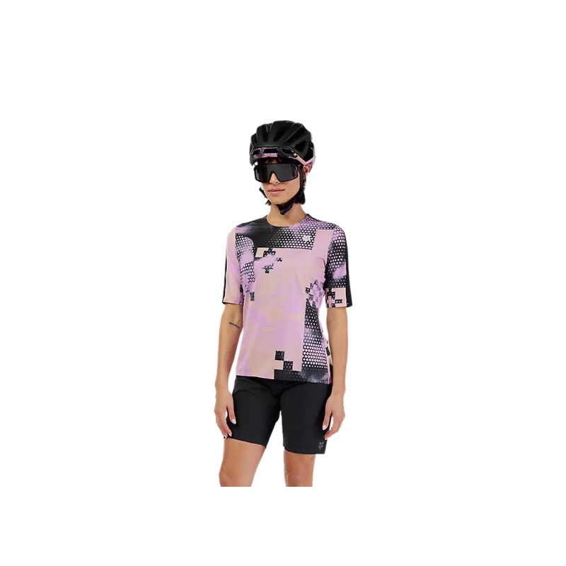 Ženski kolesarski dres FOX Flexair Ascent SS Pulse Dusty Rose