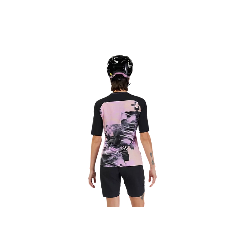 Ženski kolesarski dres FOX Flexair Ascent SS Pulse Dusty Rose