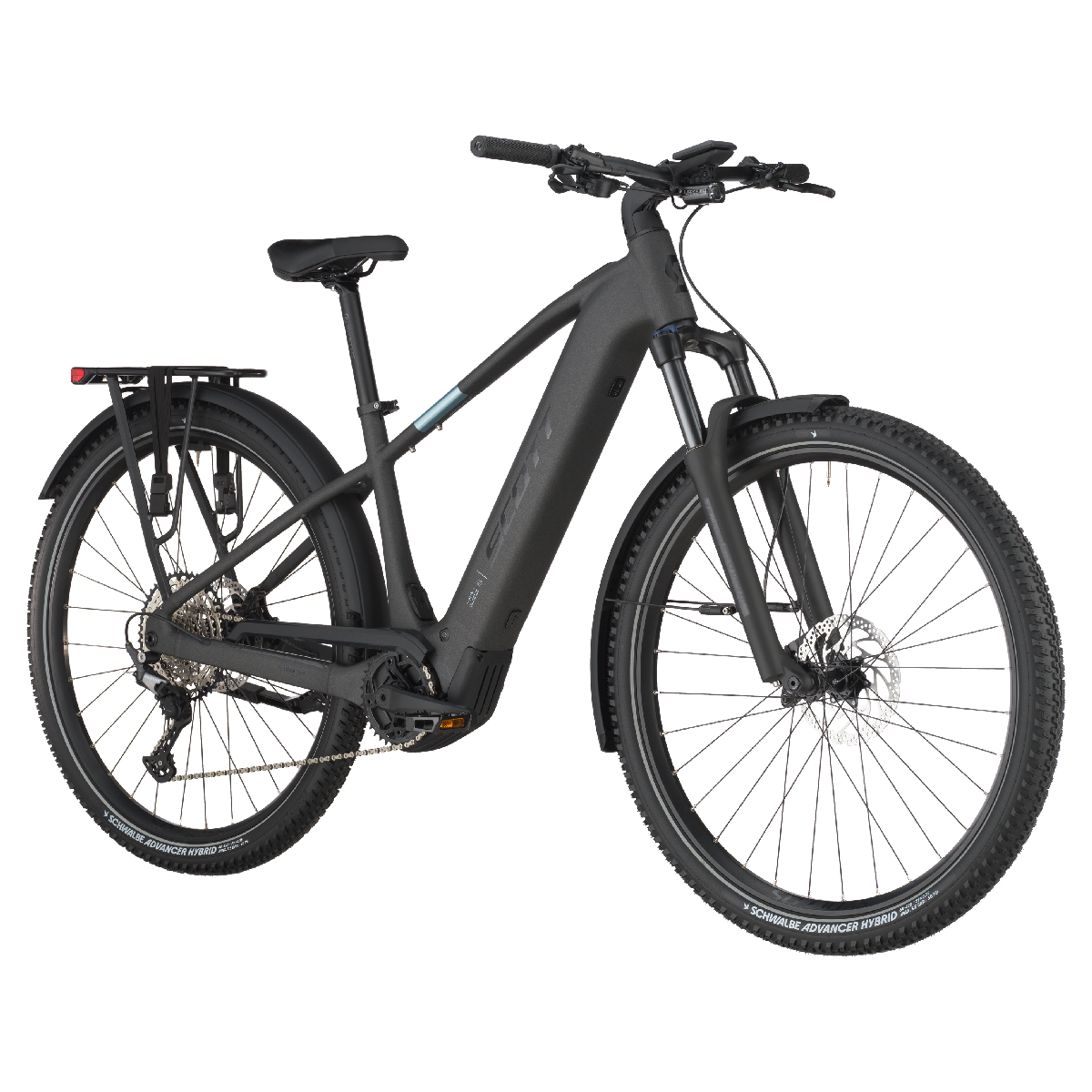 Električno treking kolo SCOTT AXIS eRIDE 20 siva 2026 Električno treking kolo SCOTT AXIS eRIDE 20 siva 2026