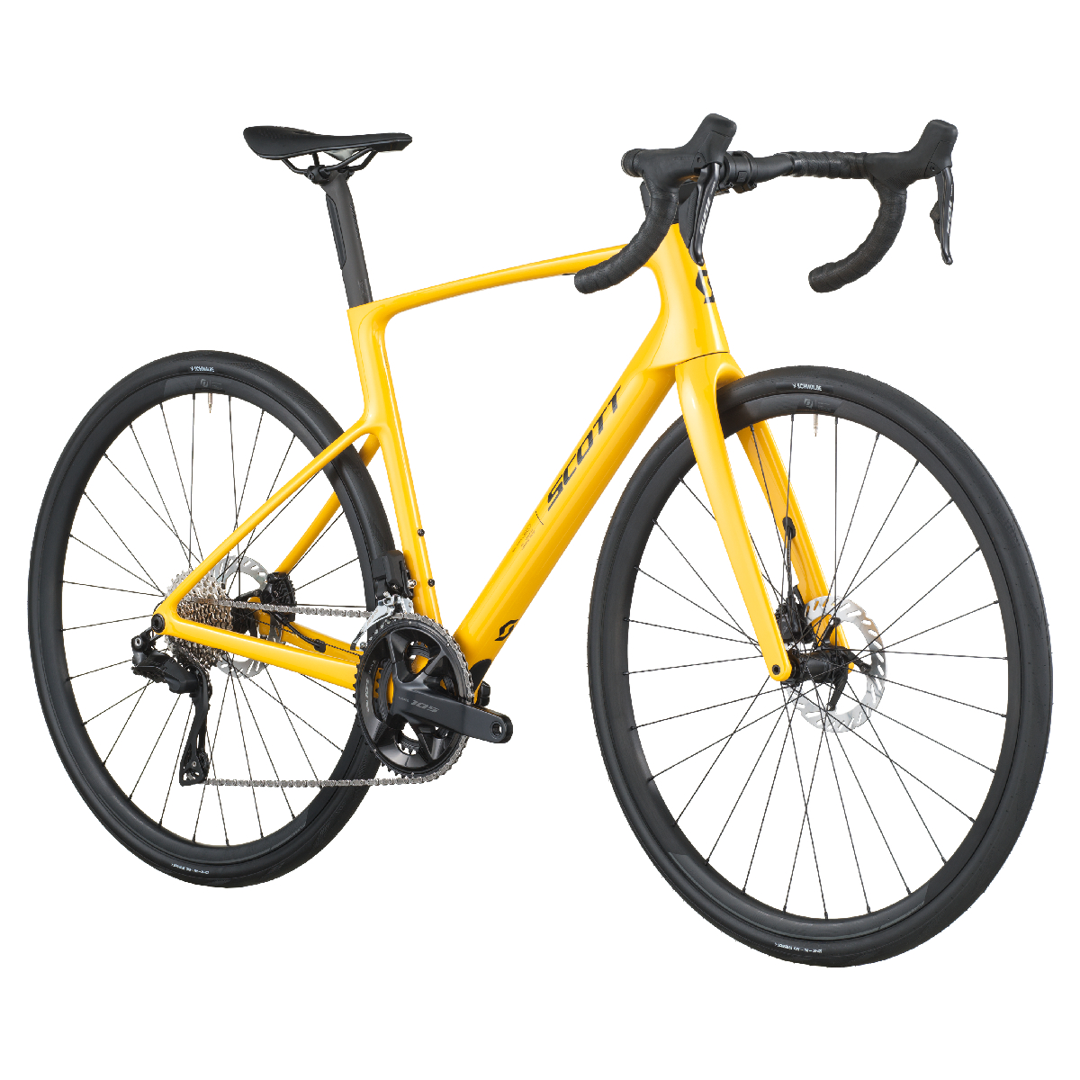 Cestno kolo SCOTT ADDICT 40 rumena 2026 Cestno kolo SCOTT ADDICT 40 rumena 2026
