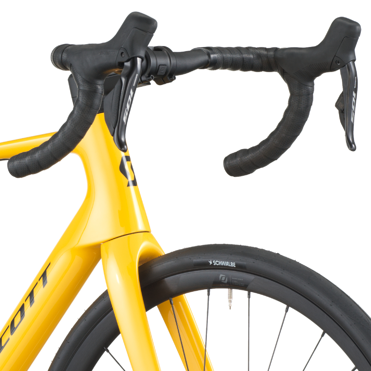 Cestno kolo SCOTT ADDICT 40 rumena 2026 Cestno kolo SCOTT ADDICT 40 rumena 2026