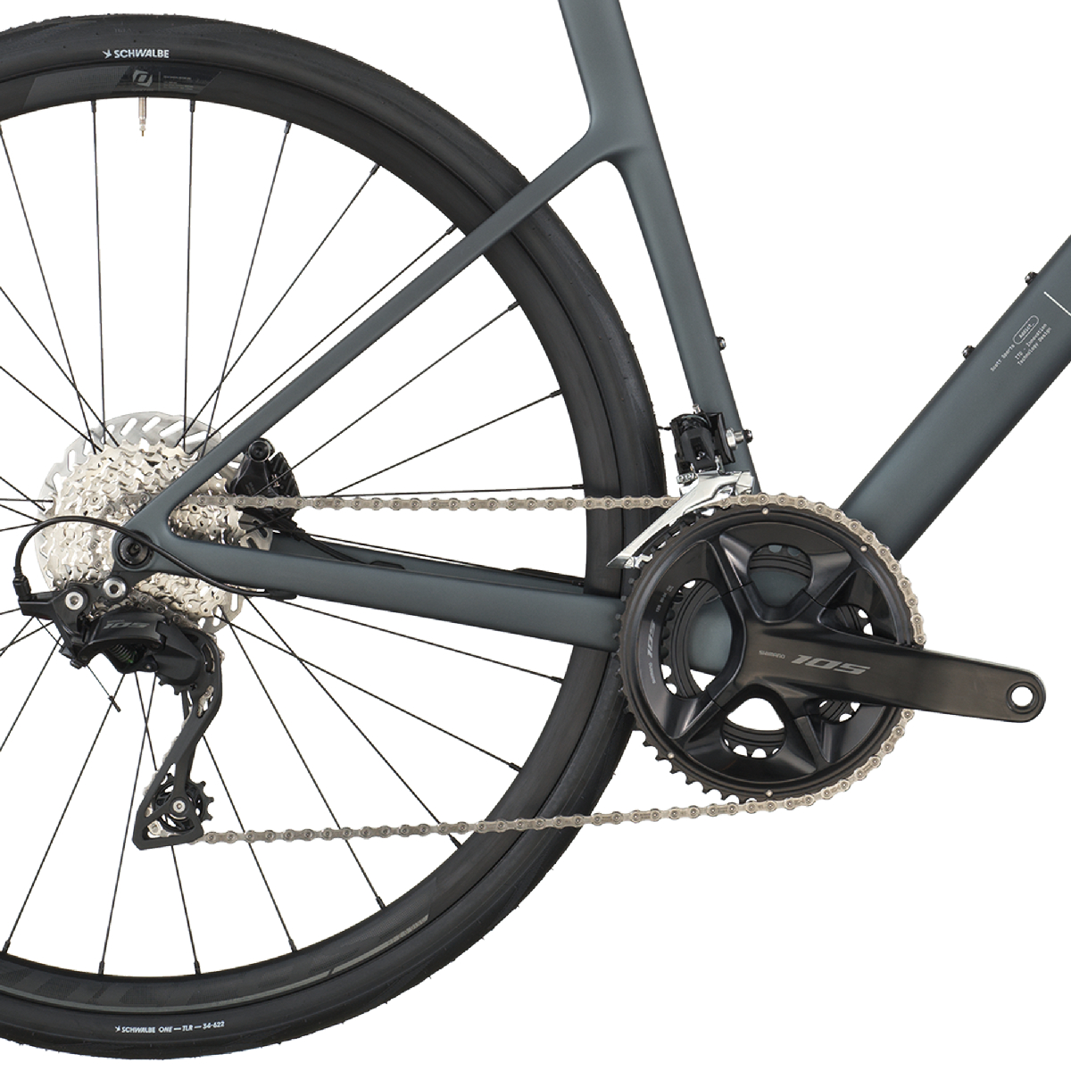 Cestno kolo SCOTT ADDICT 50 siva 2026 Cestno kolo SCOTT ADDICT 50 siva 2026