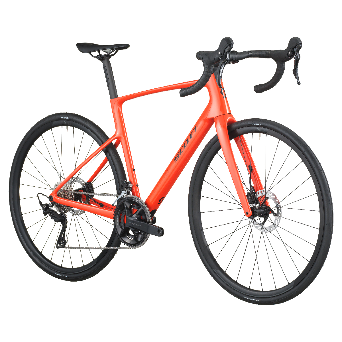 Cestno kolo SCOTT ADDICT 50 oranžna 2026 Cestno kolo SCOTT ADDICT 50 oranžna 2026