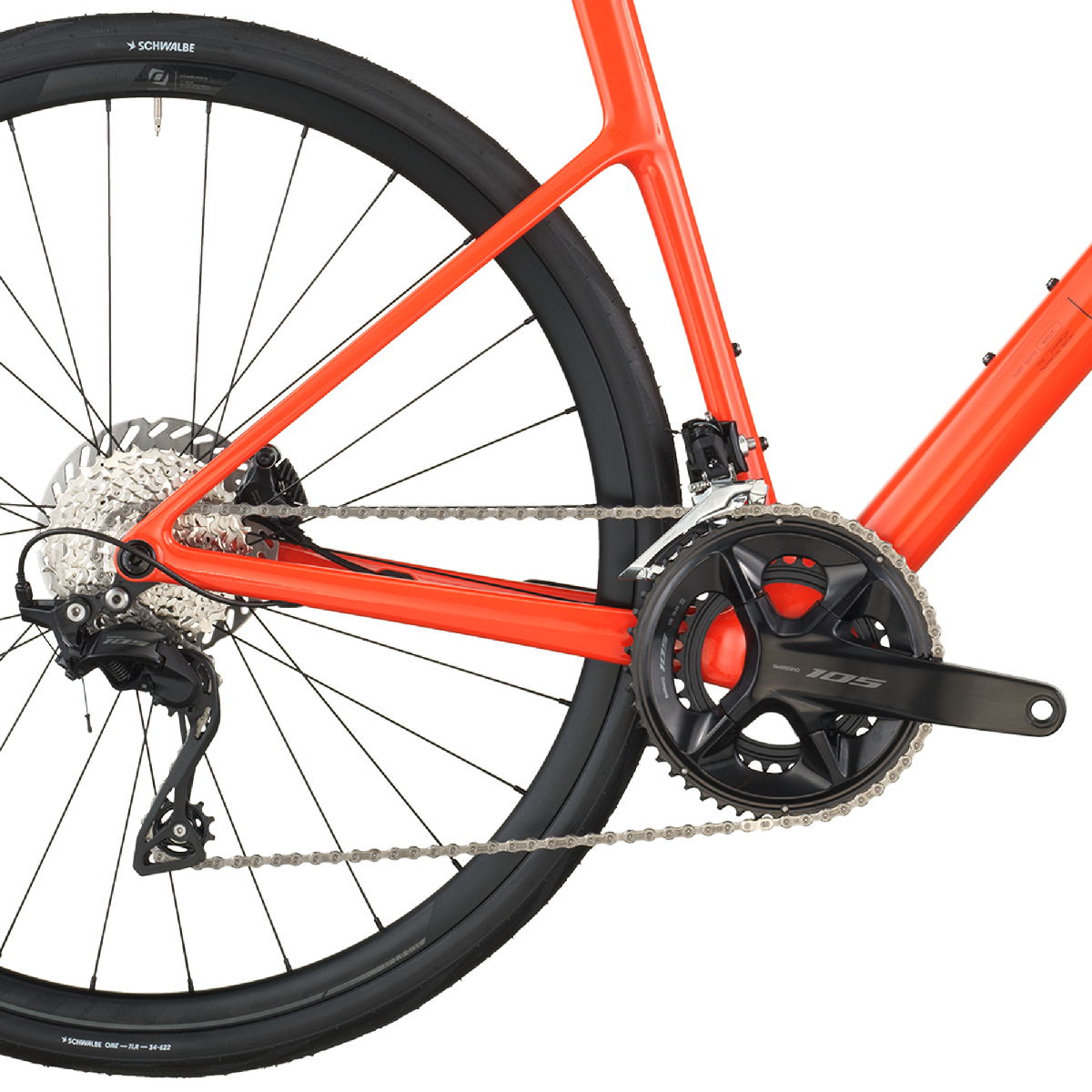 Cestno kolo SCOTT ADDICT 50 oranžna 2026 Cestno kolo SCOTT ADDICT 50 oranžna 2026
