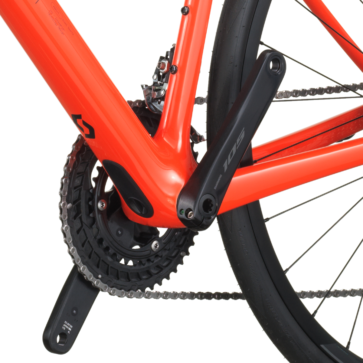 Cestno kolo SCOTT ADDICT 50 oranžna 2026 Cestno kolo SCOTT ADDICT 50 oranžna 2026
