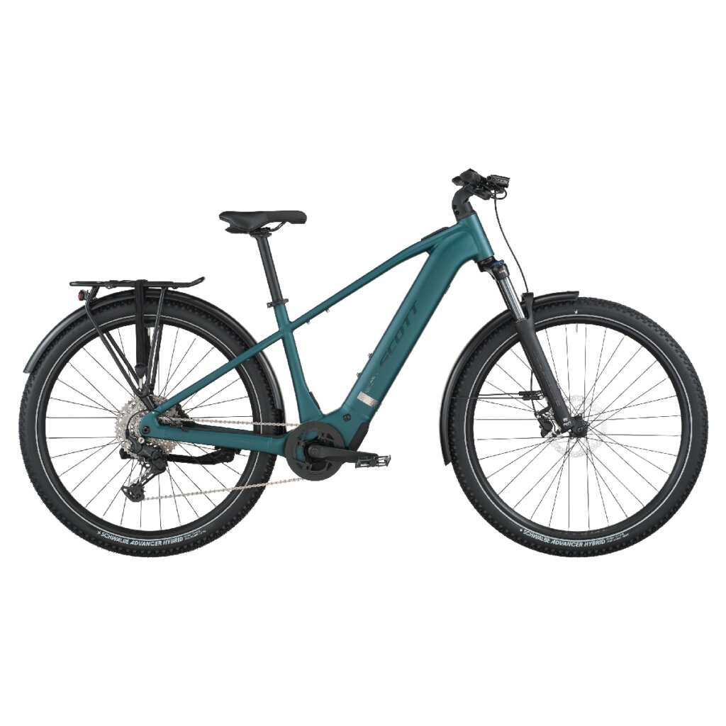 Električno treking kolo SCOTT AXIS eRIDE 30 zelena 2026 Električno treking kolo SCOTT AXIS eRIDE 30 zelena 2026