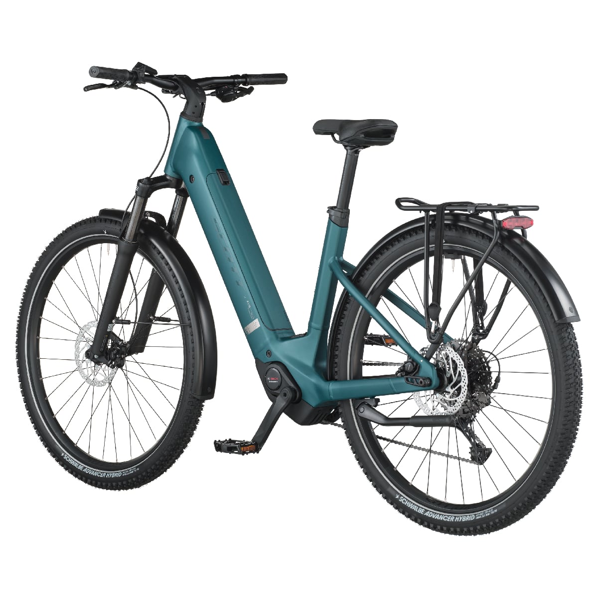 Električno treking kolo SCOTT AXIS eRIDE 30 Wave zelena 2026