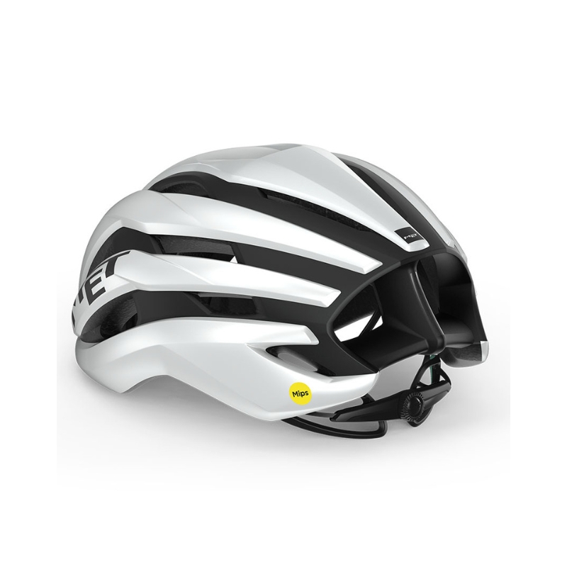 Cestna kolesarska čelada MET Trenta 3K Carbon MIPS White Black Cestna kolesarska čelada MET Trenta 3K Carbon MIPS White Black