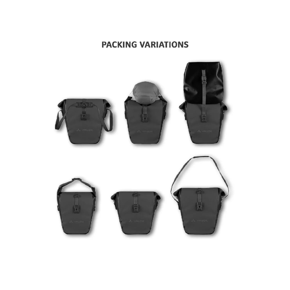 Kolesarska torba VAUDE Aqua Rear black Kolesarska torba VAUDE Aqua Rear black