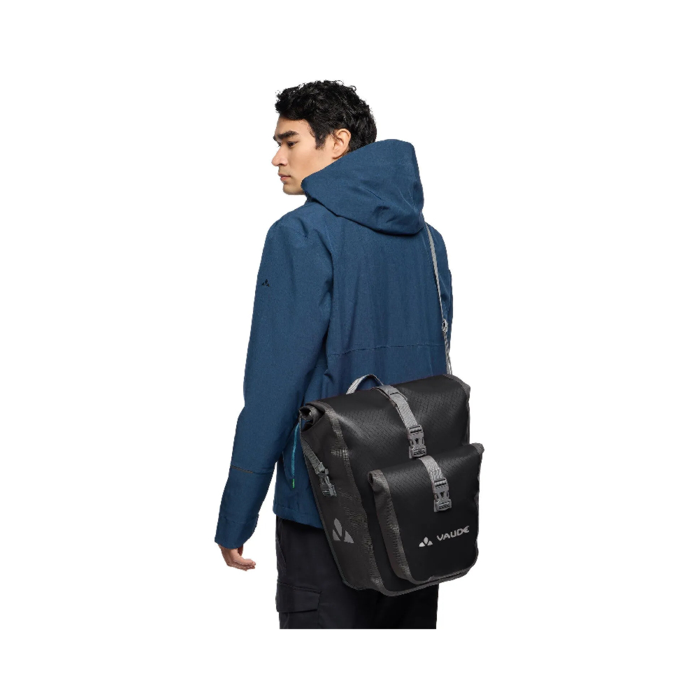 Kolesarska torba VAUDE Aqua Plus Rear Single black Kolesarska torba VAUDE Aqua Plus Rear Single black