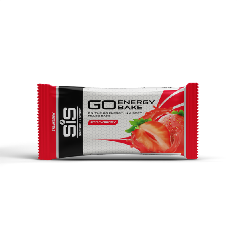 Energijska ploščica SIS Bar GO Energy Bake 50g Strawberry