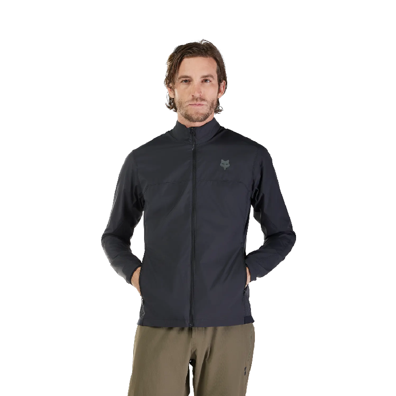 Kolesarska vetrovka FOX Ranger Wind Jacket black Kolesarska vetrovka FOX Ranger Wind Jacket black