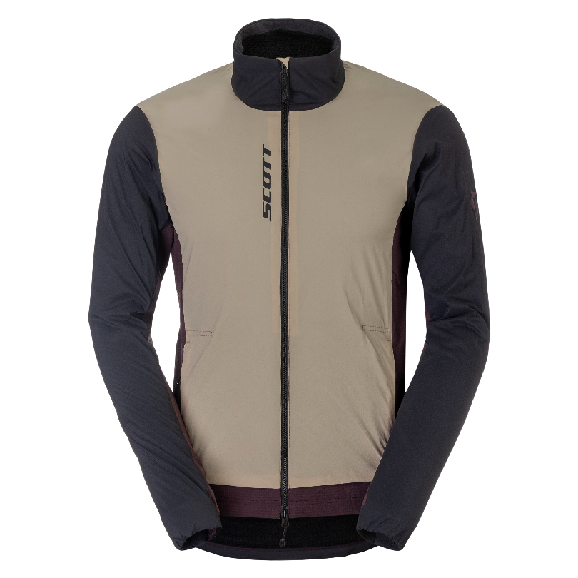 Kolesarska termo jakna SCOTT Vertic Pro Alpha beige/black Kolesarska termo jakna SCOTT Vertic Pro Alpha beige/black