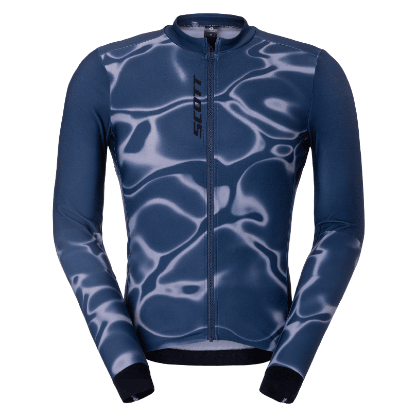 Kolesarski dres SCOTT Pro Mid LS blue