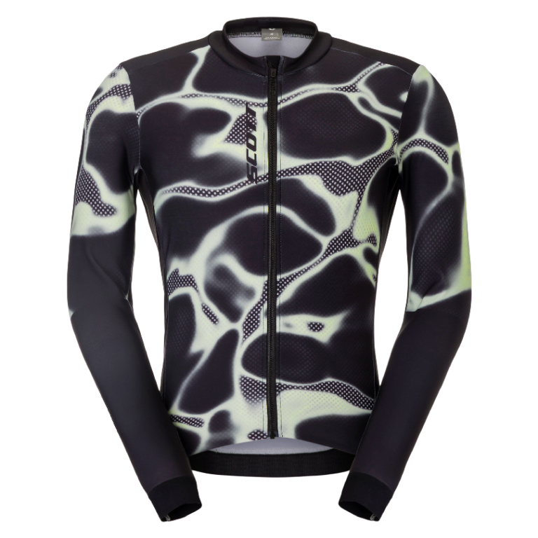 Kolesarski dres SCOTT Pro Mid LS green/black Kolesarski dres SCOTT Pro Mid LS green/black