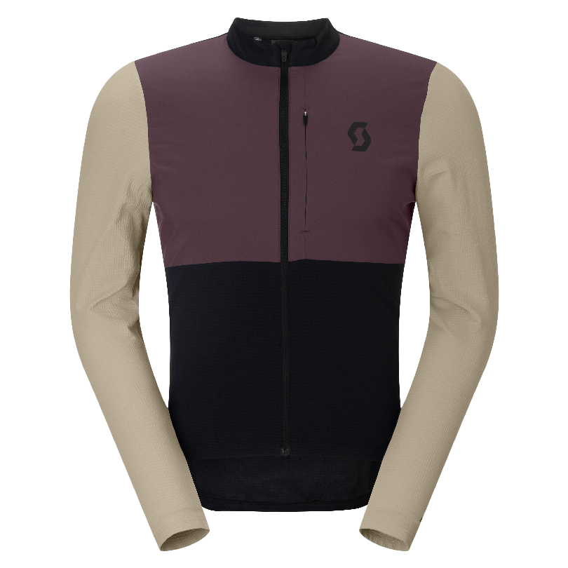 Kolesarski termo dres SCOTT Endurance Warm LS black/red Kolesarski termo dres SCOTT Endurance Warm LS black/red