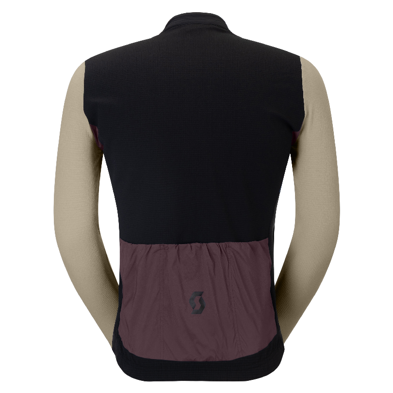 Kolesarski termo dres SCOTT Endurance Warm LS black/red Kolesarski termo dres SCOTT Endurance Warm LS black/red