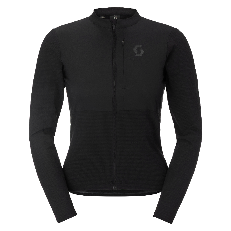 Kolesarski termo dres SCOTT Endurance Warm LS black ženski Kolesarski termo dres SCOTT Endurance Warm LS black ženski