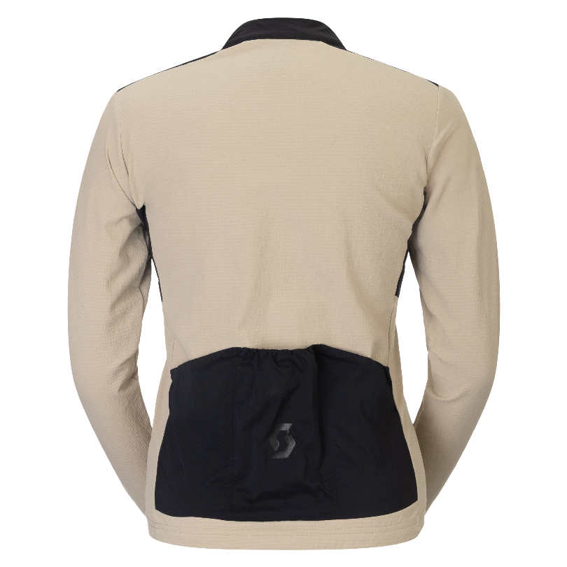 Kolesarski termo dres SCOTT Endurance Warm LS beige/black ženski