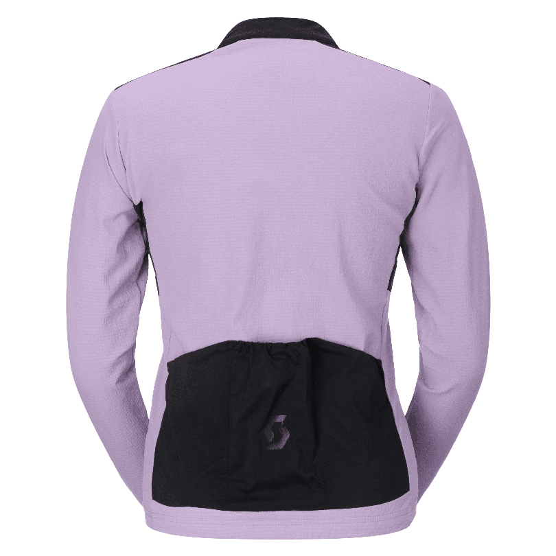 Kolesarski termo dres SCOTT Endurance Warm LS purple/black ženski