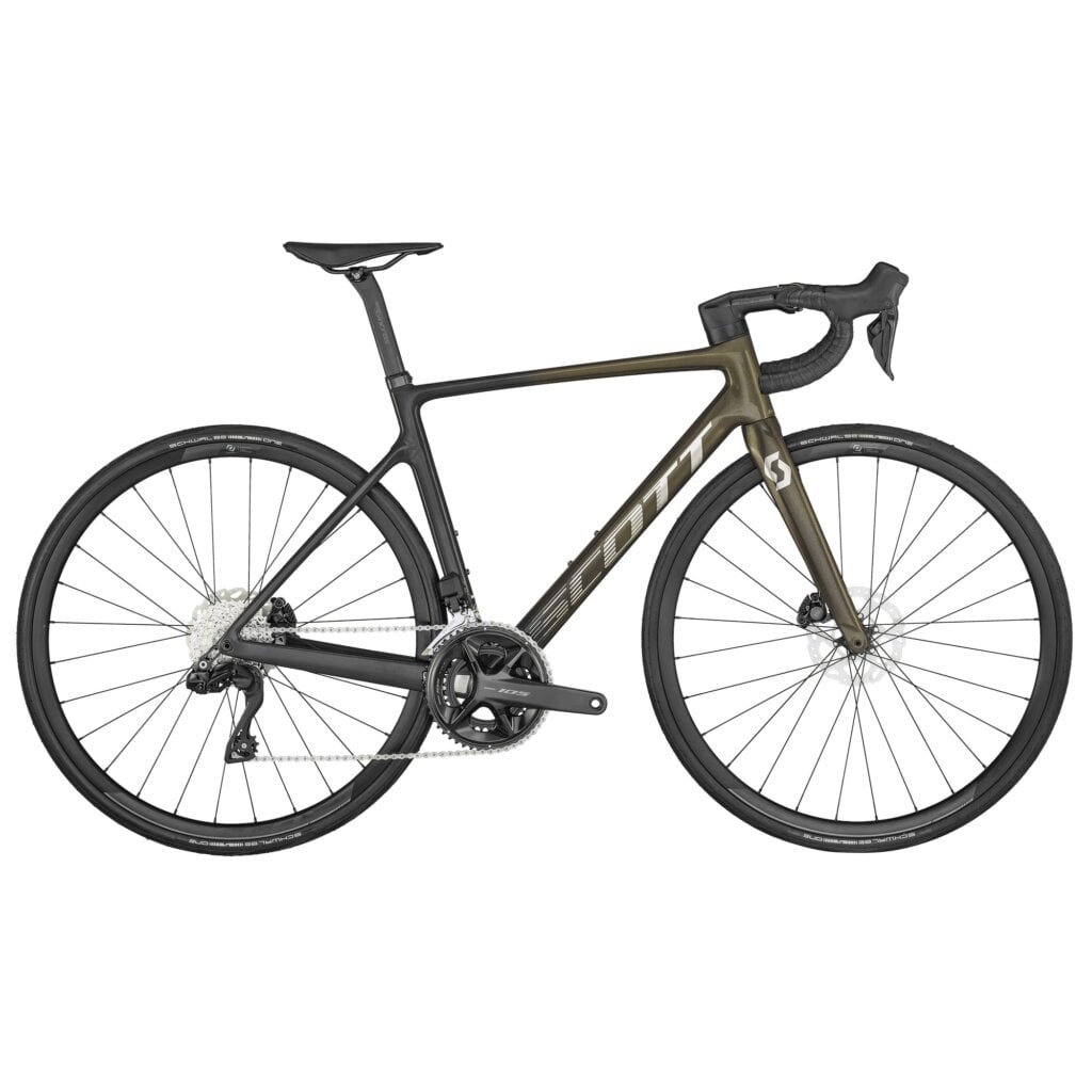 Cestno kolo SCOTT Addict RC 40 candy yellow flakes