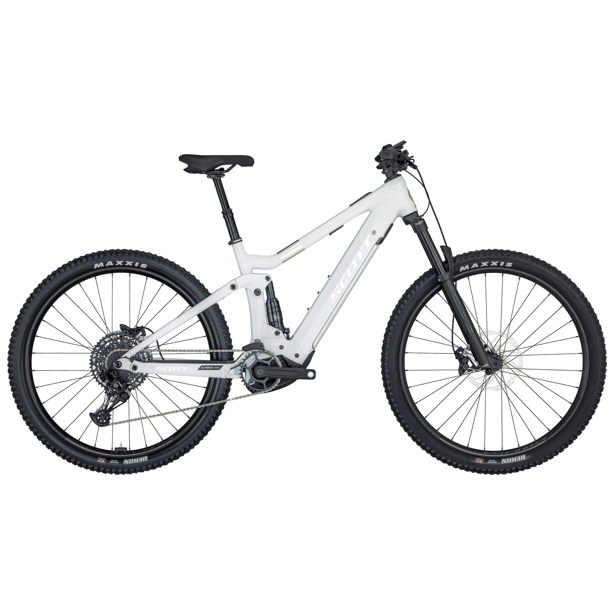 Električno gorsko kolo SCOTT Contessa Strike eRIDE 920 silver white žensko