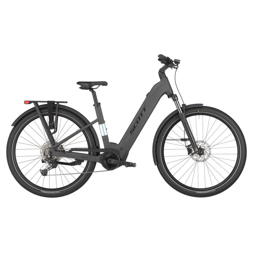 Električno treking kolo SCOTT Sub 30 Wave midnight grey