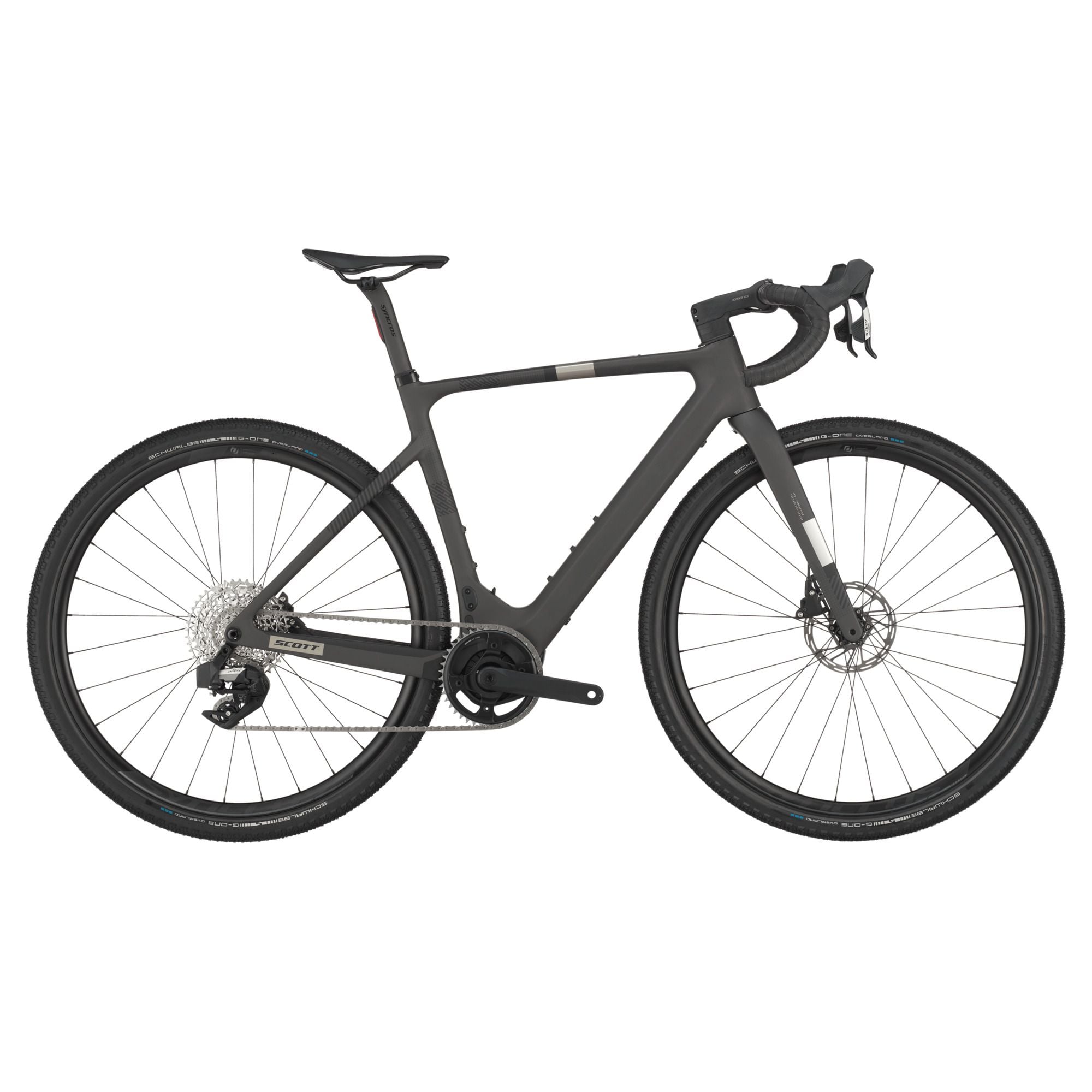 Električno gravel kolo SCOTT Solace Gravel 30 carbon black