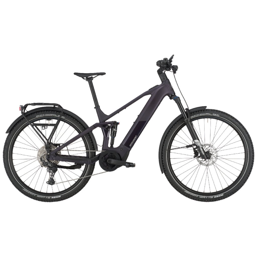 Električno treking kolo BERGAMONT E-Horizon SUV FS 10 black/purple
