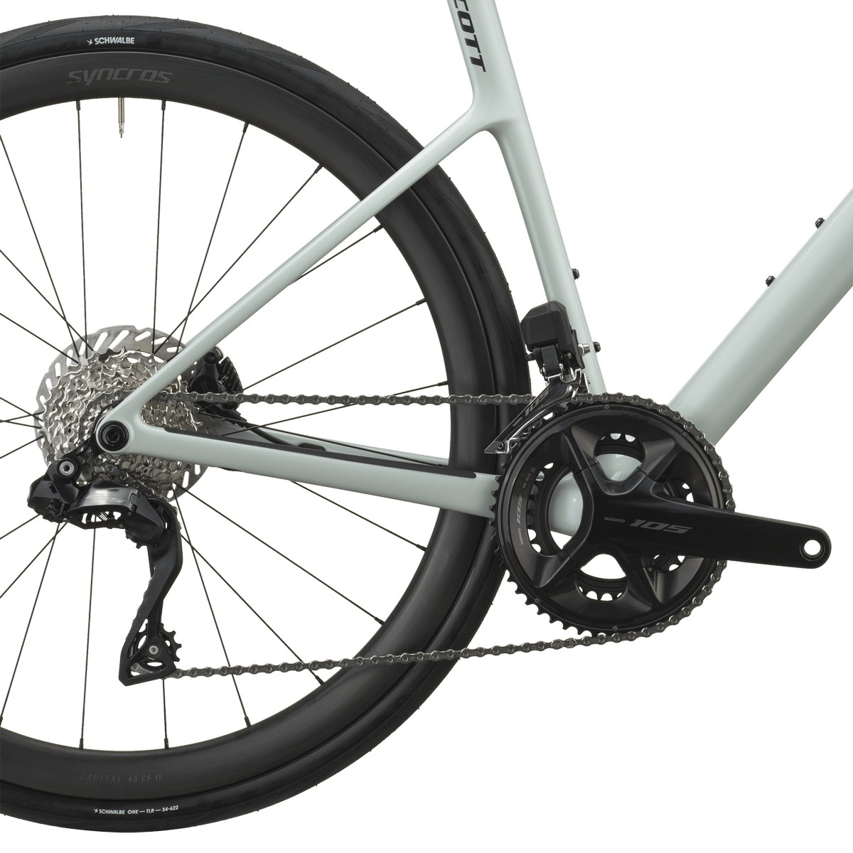 Cestno kolo SCOTT Addict 30 sand green 2027
