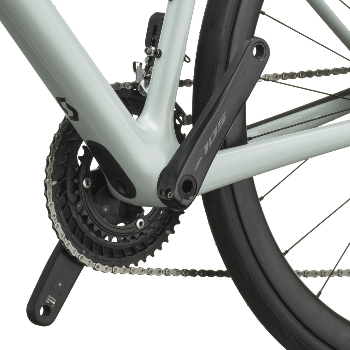 Cestno kolo SCOTT Addict 30 sand green 2027