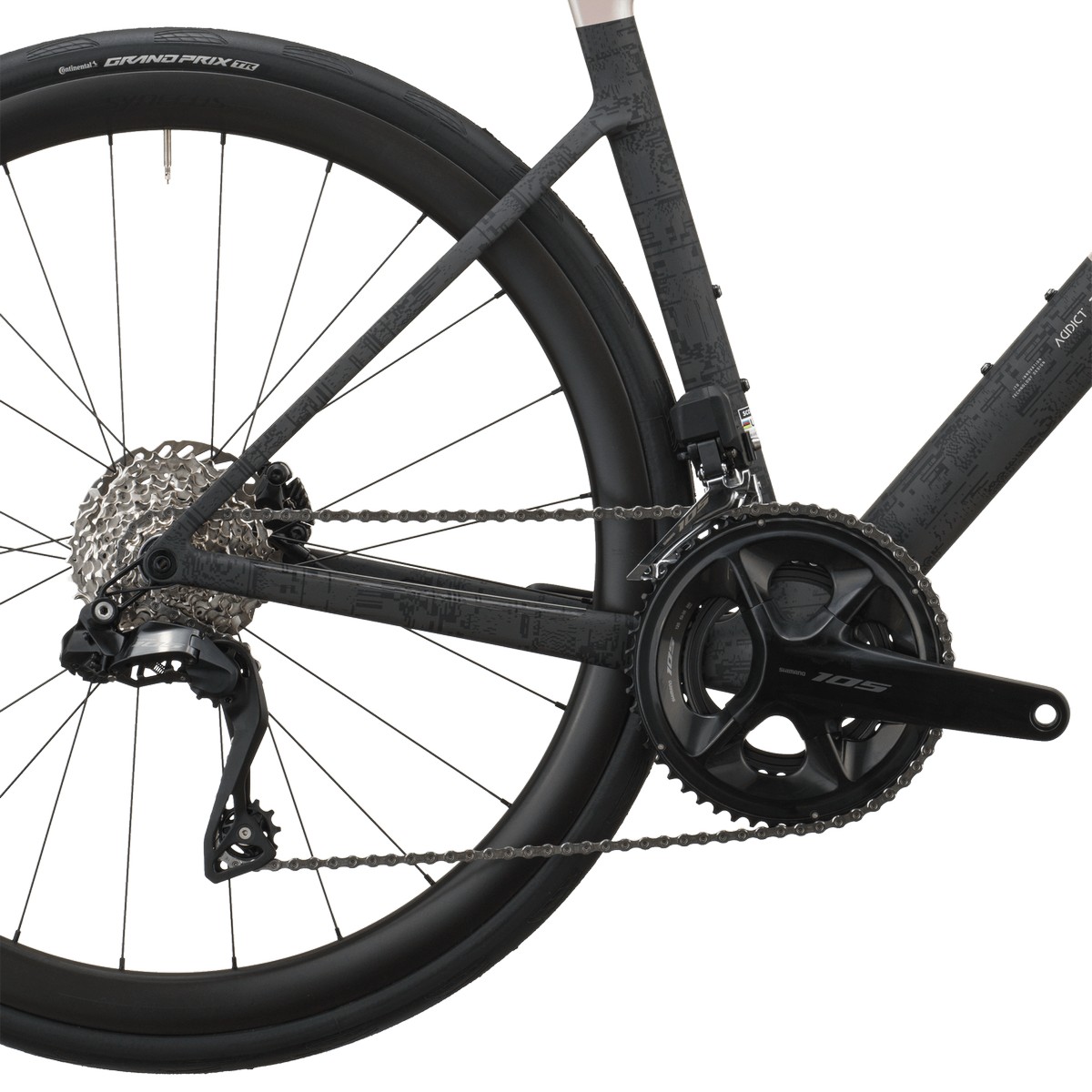 Cestno kolo SCOTT Addict RC 30 pink/carbon black