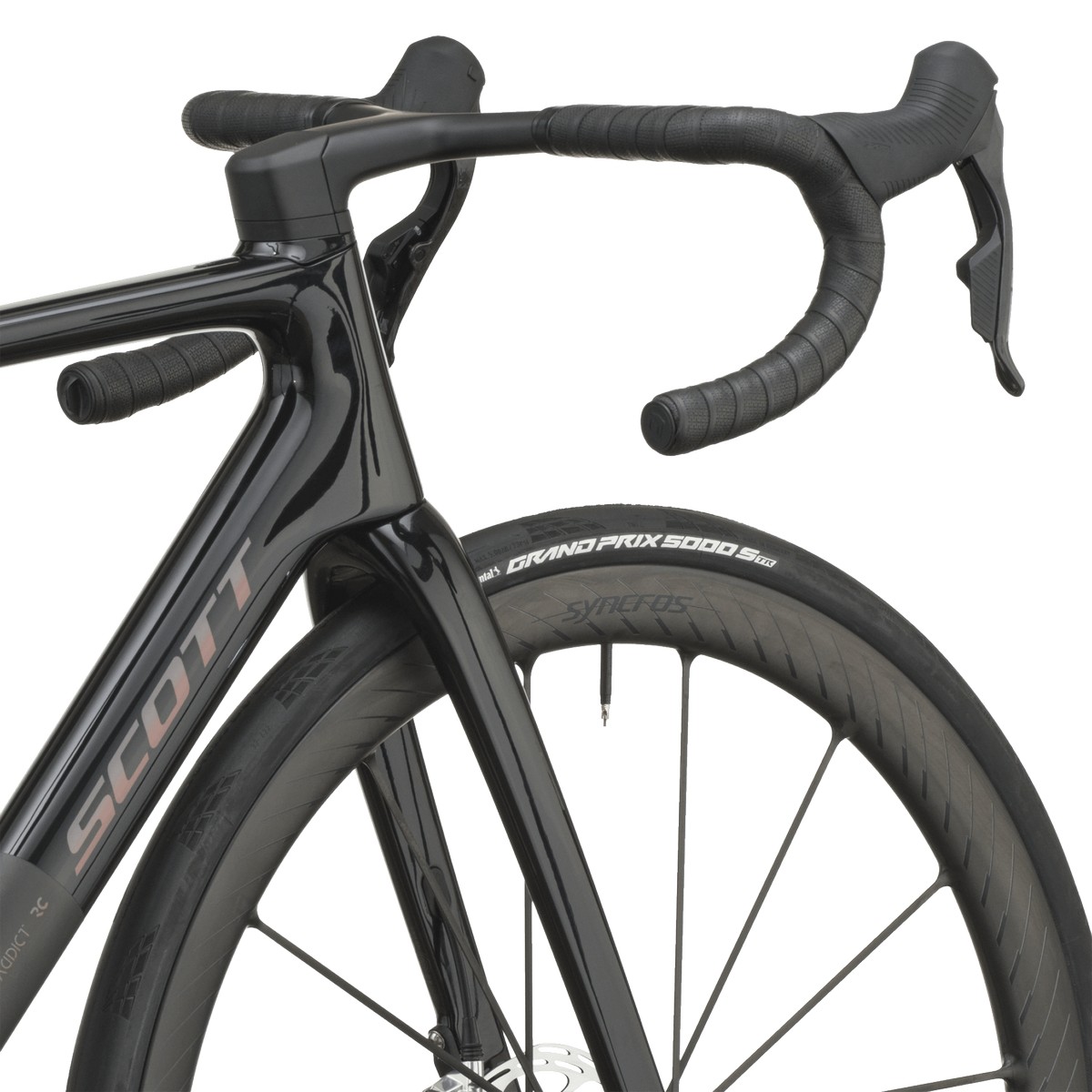 Cestno kolo SCOTT Addict RC Ultimate black/carbon black 2027