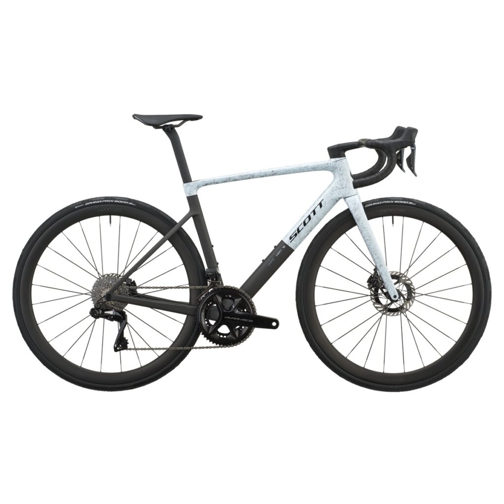 Cestno kolo SCOTT Addict RC Pro white/carbon black 2027 Cestno kolo SCOTT Addict RC Pro white/carbon black 2027