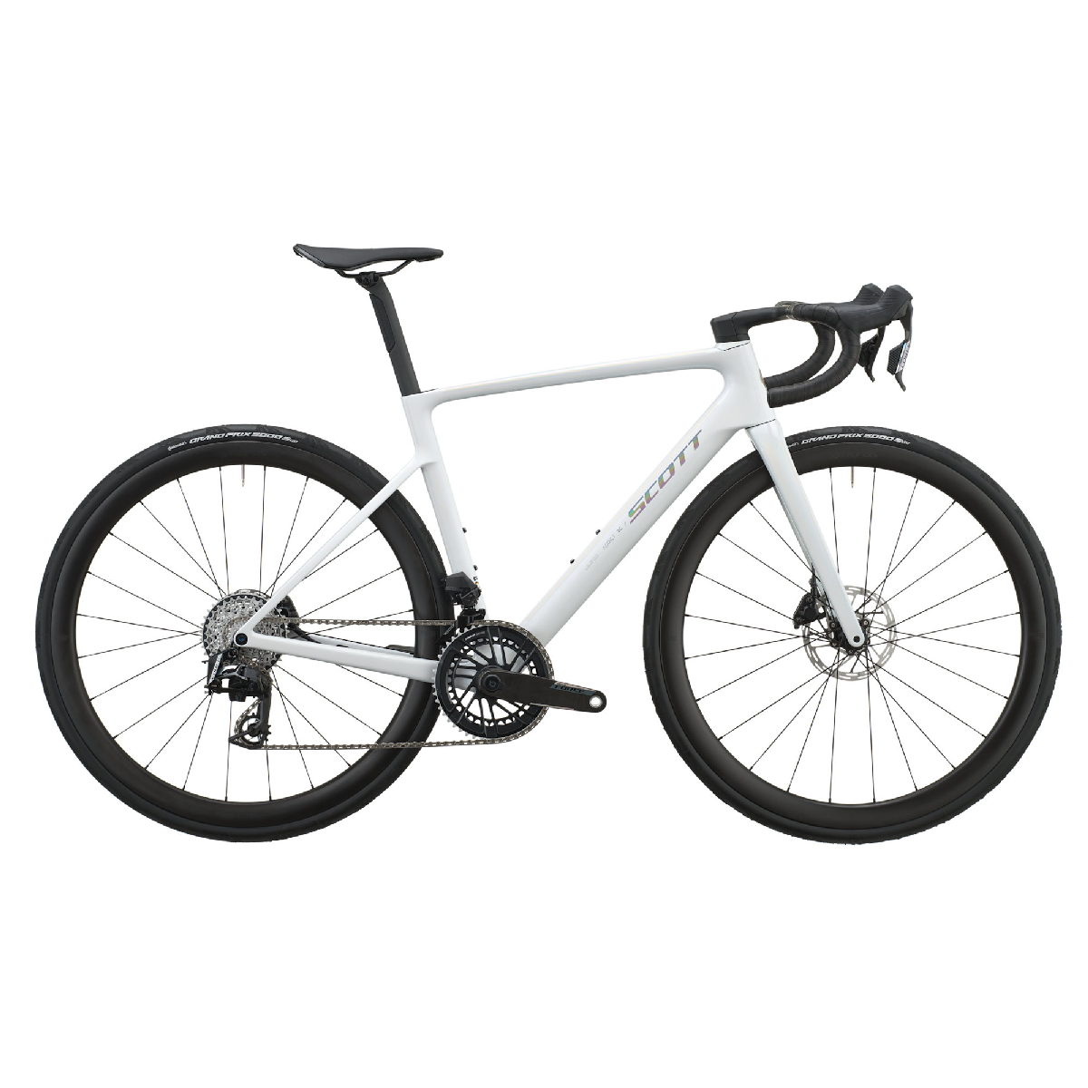 Cestno kolo SCOTT Addict RC Team rainbow white 2027 Cestno kolo SCOTT Addict RC Team rainbow white 2027