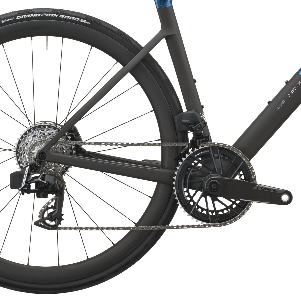 Cestno kolo SCOTT Addict RC Team blue/carbon black 2027
