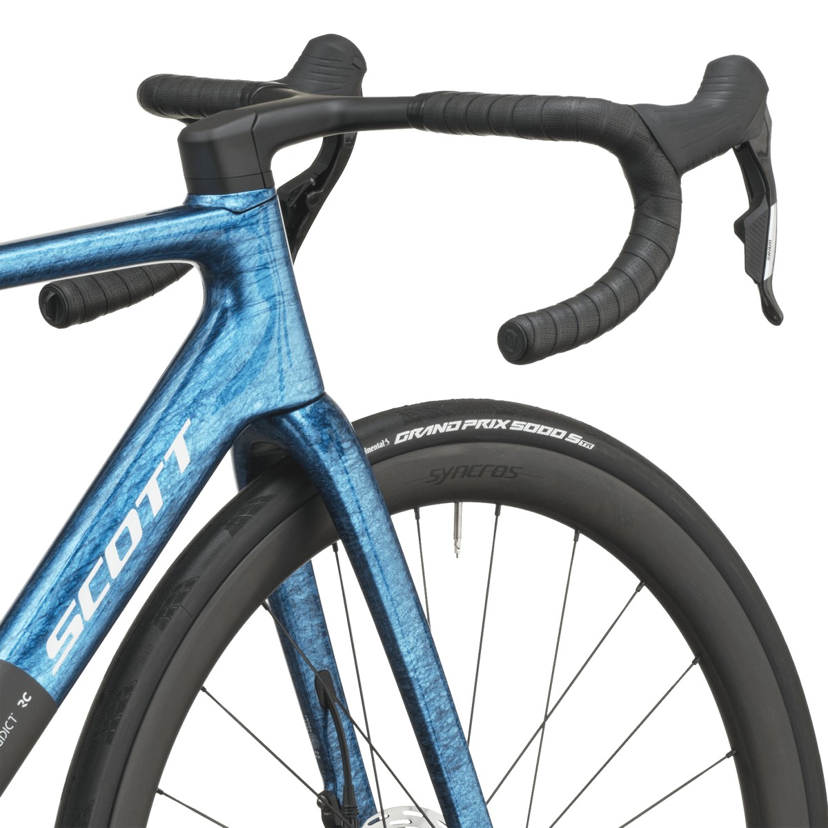 Cestno kolo SCOTT Addict RC Team blue/carbon black 2027