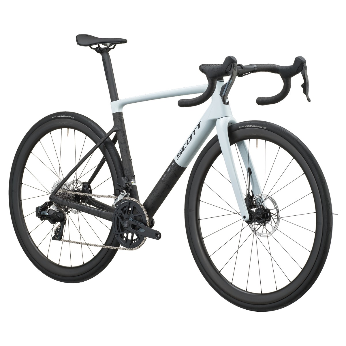 Cestno kolo SCOTT Addict RC 25 white/carbon black 2027